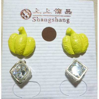 AS2158 - Anting-anting 1 Set Labu Yellow